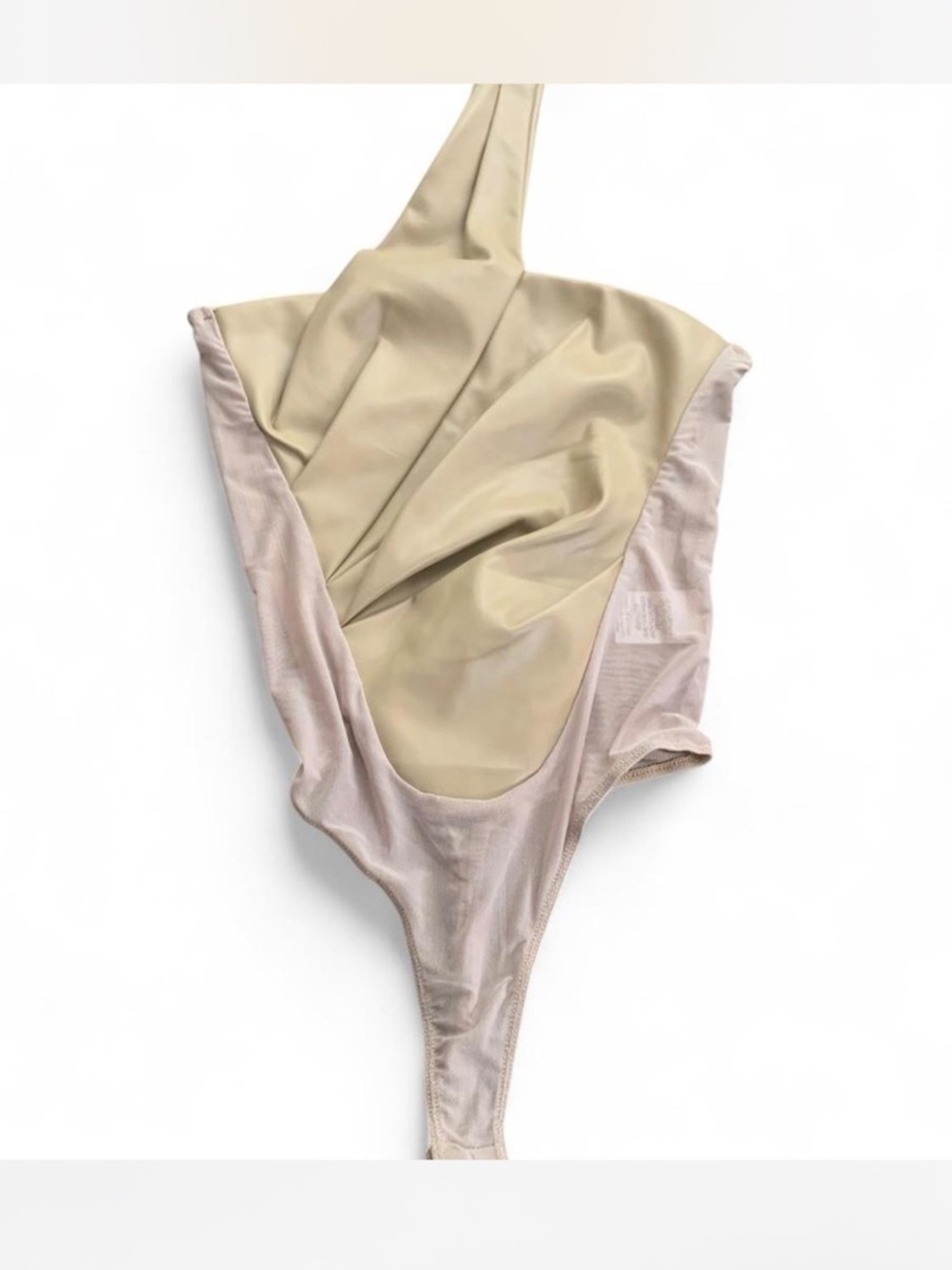 New Y2K Futuristic Party Girl Glam Asymmetrical bodysuit size S